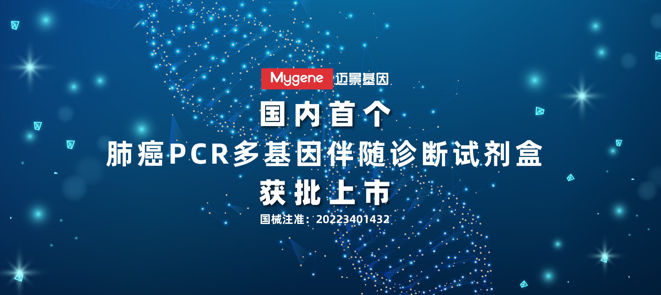 喜讯！国内首个肺癌PCR多基因伴随诊断试剂盒获批上市！